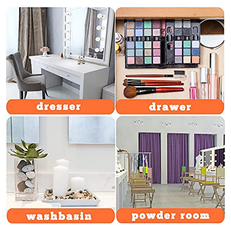 Bộ 2 Khay Đựng Phấn Mắt 7 Ngăn Bằng Acrylic Tiện Dụng