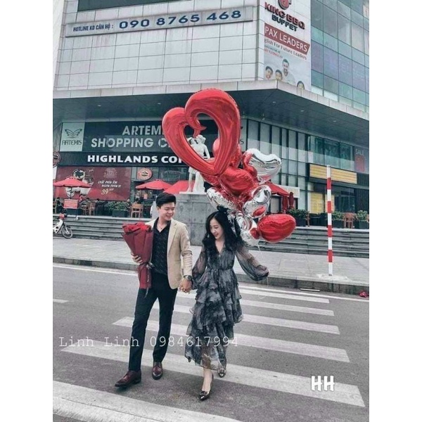 Váy hoa tơ tay dài