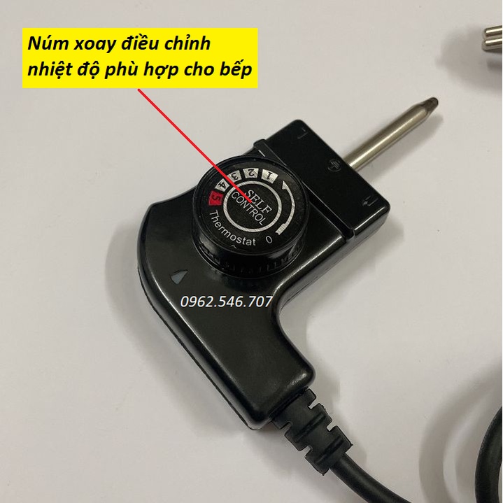 Dây nguồn bếp nướng điện phù hợp với các loại bếp, xong, nồi, lẩu, nướng có điều chỉnh nhiệt độ cắm rời