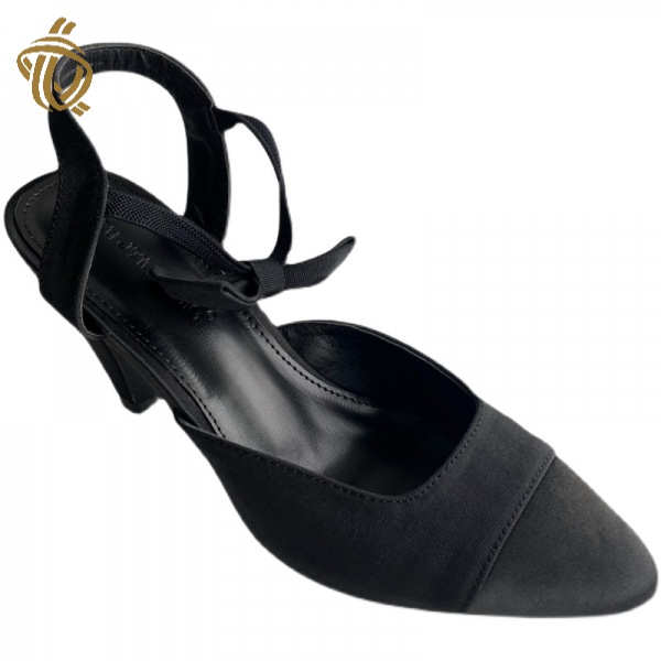 Giày cao gót nữ quai đính nơ thanh lịch thời trang Hàn Quốc