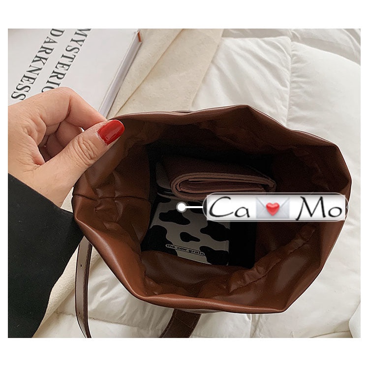 CÓ SẴN - Túi xách hộp vuông harem rút cao cấp