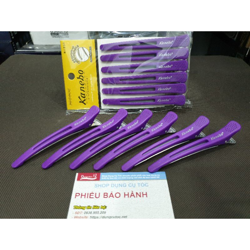Kẹp Mỏ Vịt, Kẹp Vịt Nhật Bản Kanebo, Pro Master Có Su Chống Dập Tóc.