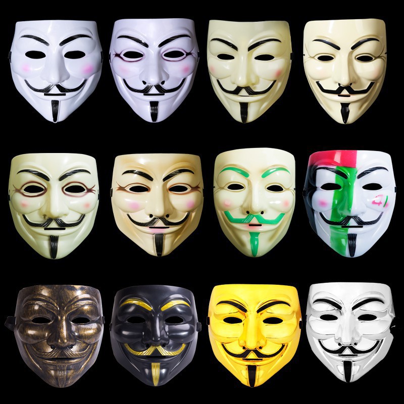 -MẶT NẠ HACKER  ANONYMOUS 2020 HÀNG ĐẸP LOẠI 1 DÙNG CHO LỄ HỘI HÓA TRANG HALLOWEEN,TRUNG THU