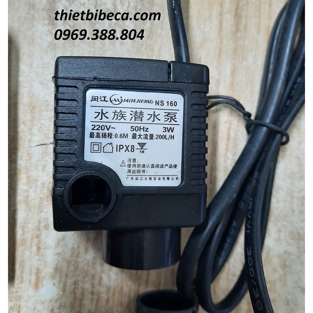 Phụ Kiện Bể MJ 260 Bơm Và Đèn Cho Bể Cá