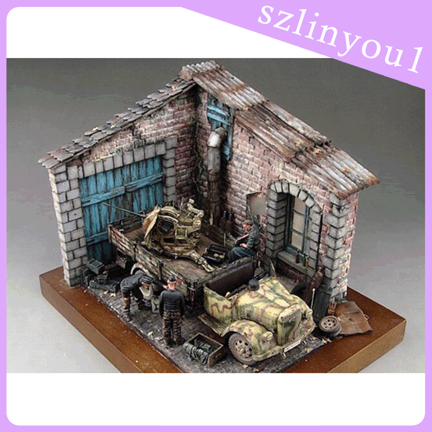 Mô Hình Ngôi Nhà Dioramas 3d Bằng Gỗ Tỉ Lệ 1: 35