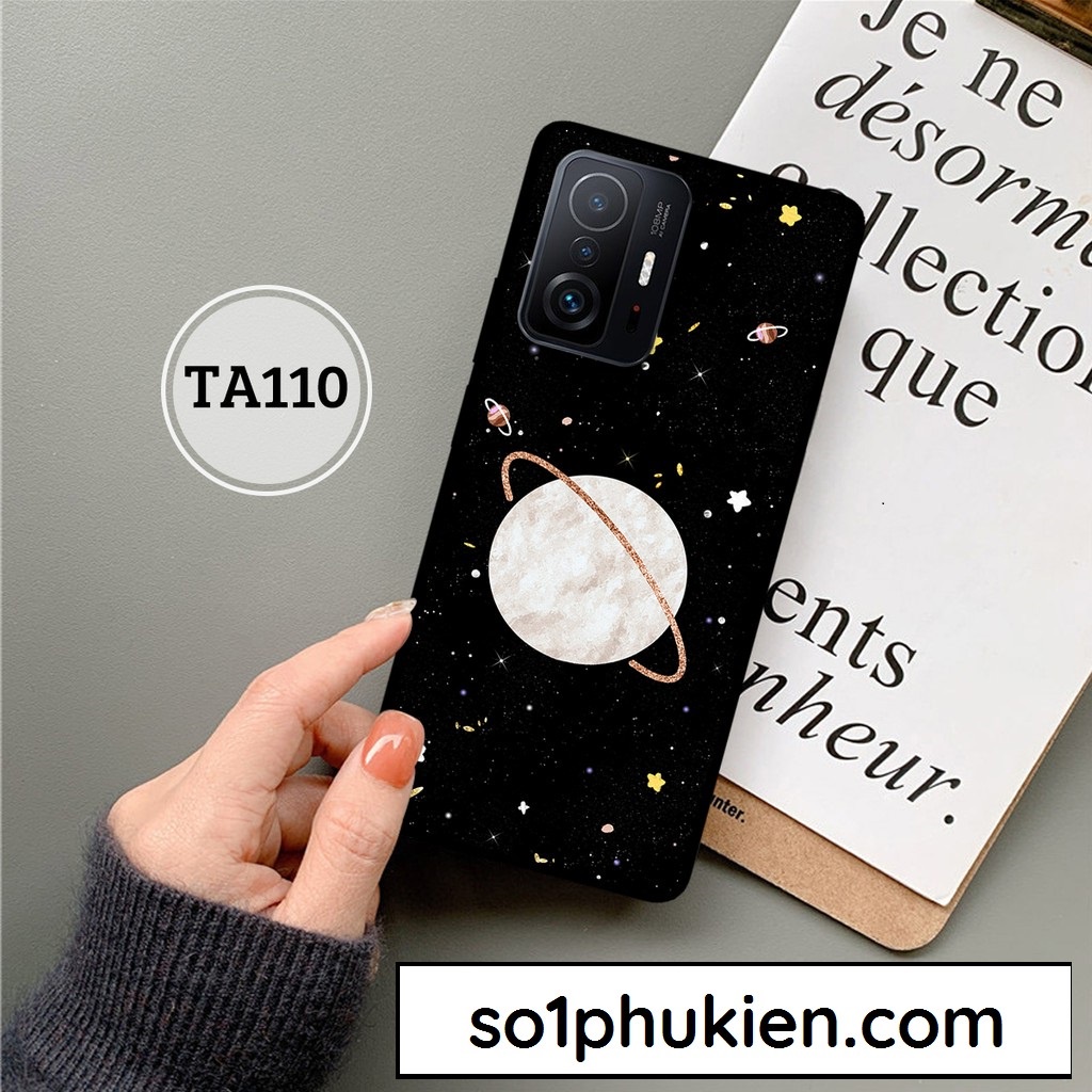 Ốp lưng Xiaomi 11T 5G - Xiaomi 11T Pro 5G (Mi 11T 5G - Mi 11T Pro 5G) dẻo in hình phi hành gia vũ trụ đáng yêu