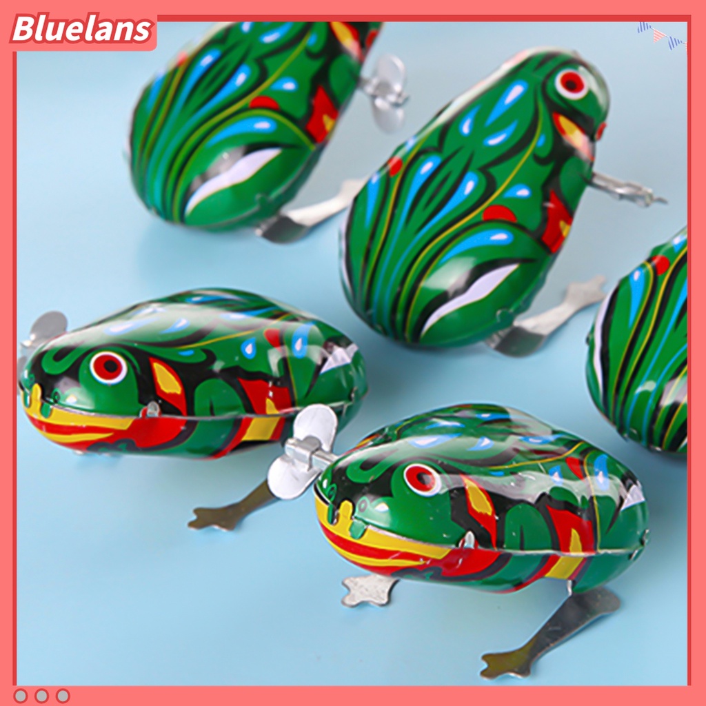 Bluelans♡ Đồ Chơi Hình Con Ếch Lên Dây Cót Vui Nhộn Cho Bé
