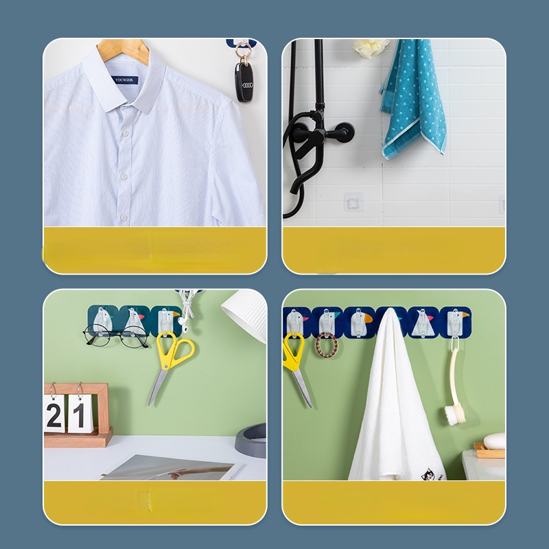 Móc Treo Đồ Dùng Nhà Bếp Gắn Tường Đa Năng Tiện Dụng