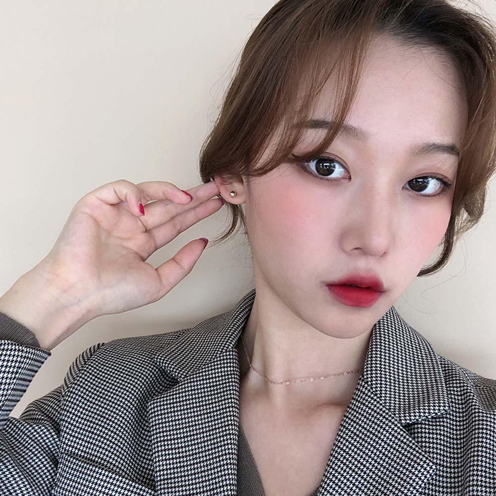 Bông Tai Hình Quạt VANES1 Bằng Hợp Kim Đơn Giản Thời Trang Phong Cách Hàn Quốc