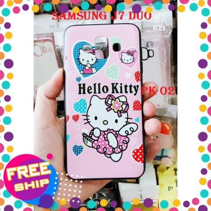 [Rẻ]  SAMSUNG J7 DUO ỐP HÌNH BÓNG SIÊU CUTE -đẹp