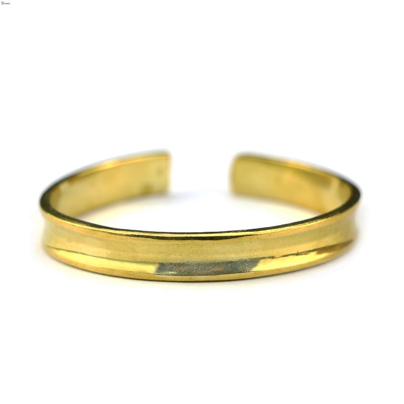 Yueying Vòng Tay Hình Chữ C Bằng Đồng Nguyên Chất Phong Cách Âu Mỹ Làm Quà Tặng