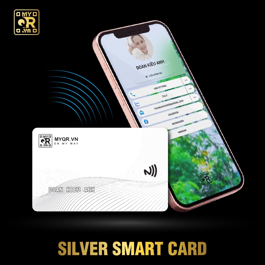 Thẻ cá nhân thông minh 1 chạm - Smart card ID - Card điện tử