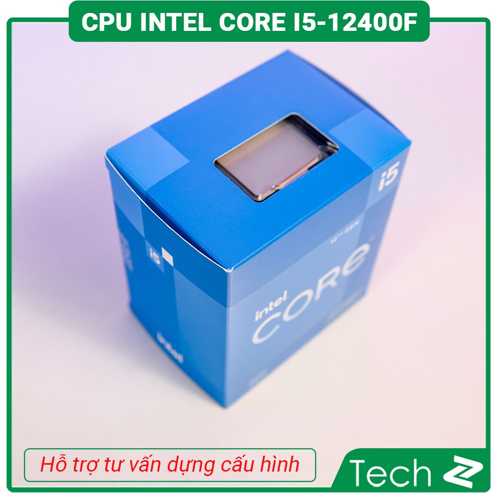 CPU Intel Core i5 12400F Box Chính Hãng Bảo Hành 3 Năm