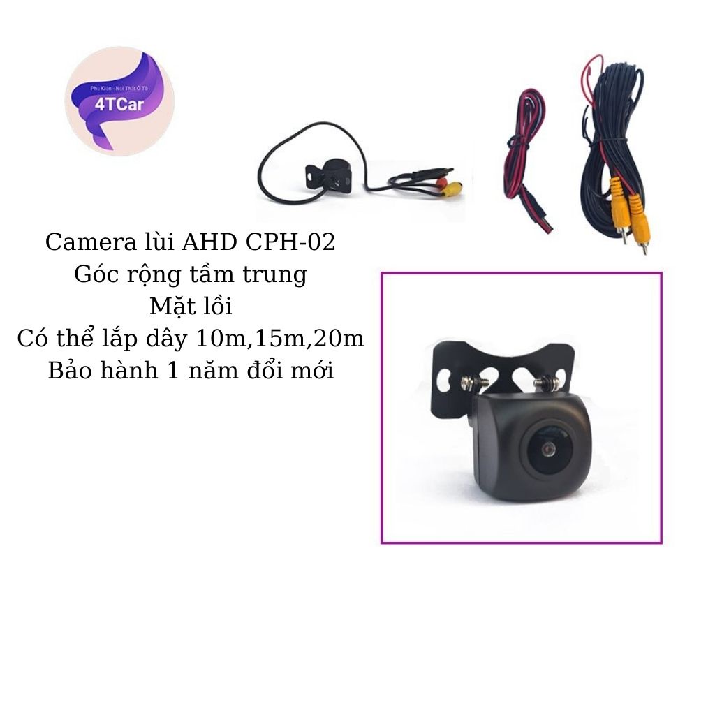 Camera lùi AHD cánh bướm dành cho màn android  CPH-02