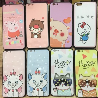 Ốp iPhone 6 plus /6S plus viền dẻo lưng full bóng họa tiết kute kute