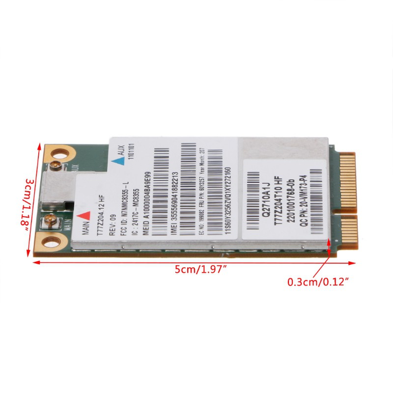 Thẻ Nhớ Đa Năng 60y3257 Gobi3000 Mc8355 3g Wwan Cho Lenovo Thinkpad W530 X230 T420 X220 | BigBuy360 - bigbuy360.vn