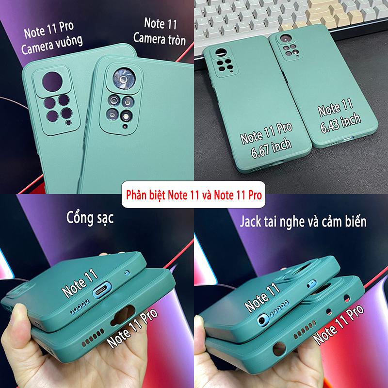 Ốp lưng cho Xiaomi Redmi Note 11 - Note 11S 4G, nhựa TPU dẻo màu lót nhung che camera