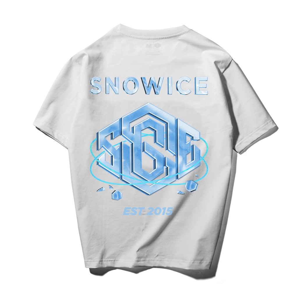 Áo thun tay lỡ snowice Sges form rộng unisex nam nữ streetwear