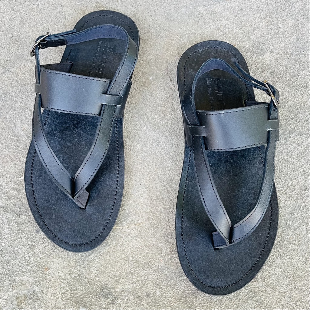 Dép Nam Nữ Da Bò Thật Dép Quai Hậu Unisex Đẹp Nhất Trẻ Trung Năng Động Phù Hợp Đi Chơi Đi Học Atshoes LDAT05