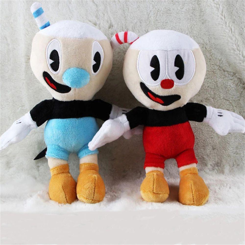 Đồ chơi nhồi bông Mềm Mại Hình Cuphead Độc Đáo Trang Trí Nhà Cửa