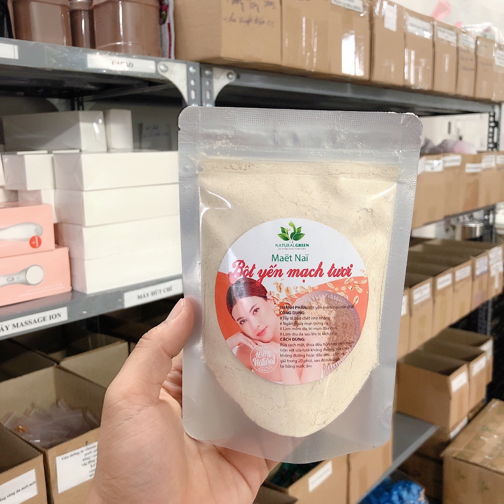 Mặt nạ bột yến mạch tươi thúc đẩy phát triển tế bào mới, da đàn hồi, mềm mịn, chống lão hóa