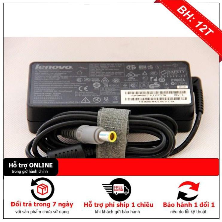[BH12TH] Sac Laptop Lenovo 20V - 3.25A, 65W Đầu Kim To ZIN