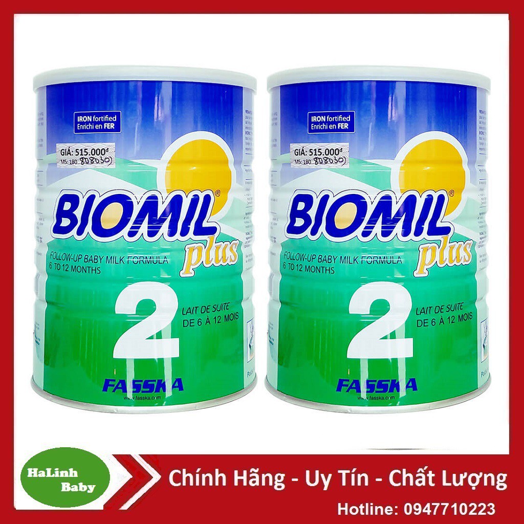 Combo 2 hộp sữa Biomil số 2 800g ( Date 2022 )