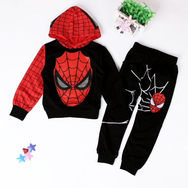 Set Áo Hoodie Và Quần Dài Thời Trang Năng Động Cho Bé Trai Akkku