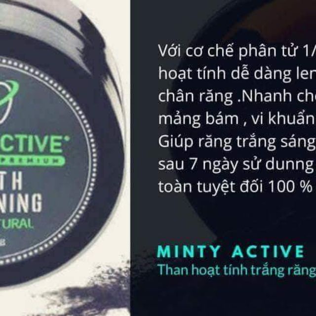 Bột đánh răng than hoạt tính