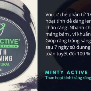 Bột đánh răng than hoạt tính
