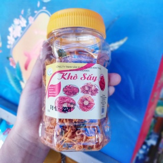 Đậu phộng tỏi ớt/ khô heo sấy - 200gr