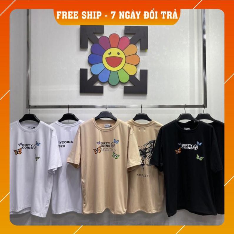 Áo thun tay lỡ form rộng nam nữ dirty coins cotton full tag | BigBuy360 - bigbuy360.vn