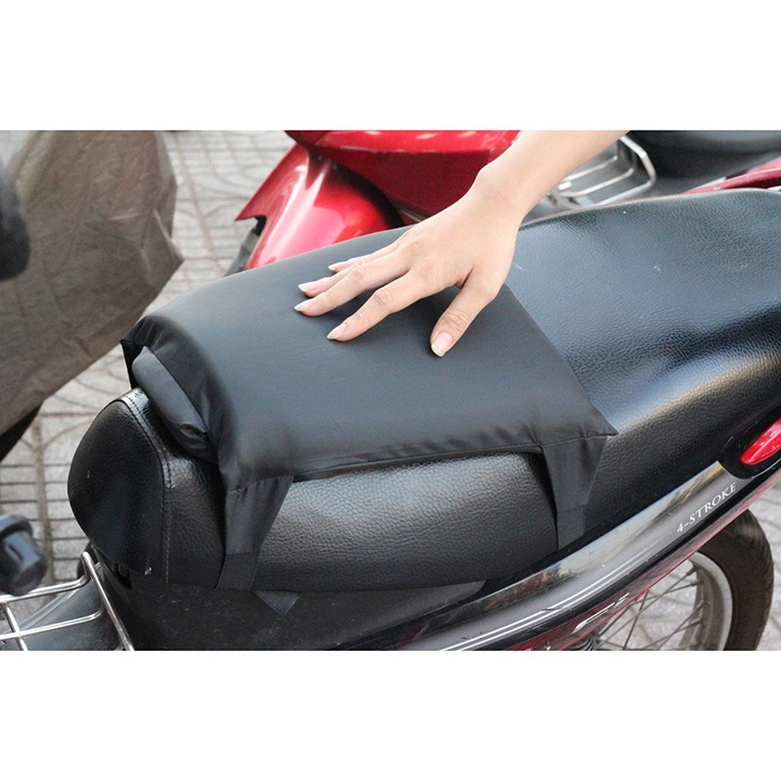 Bộ 2 đệm lót yên xe máy, tạo cảm giác em ái, chống ê mong Sunha, sử dụng được cho cả trước và sau TP40039