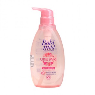 Babi mild white sakura sữa tắm gội toàn thân cho bé 400ml