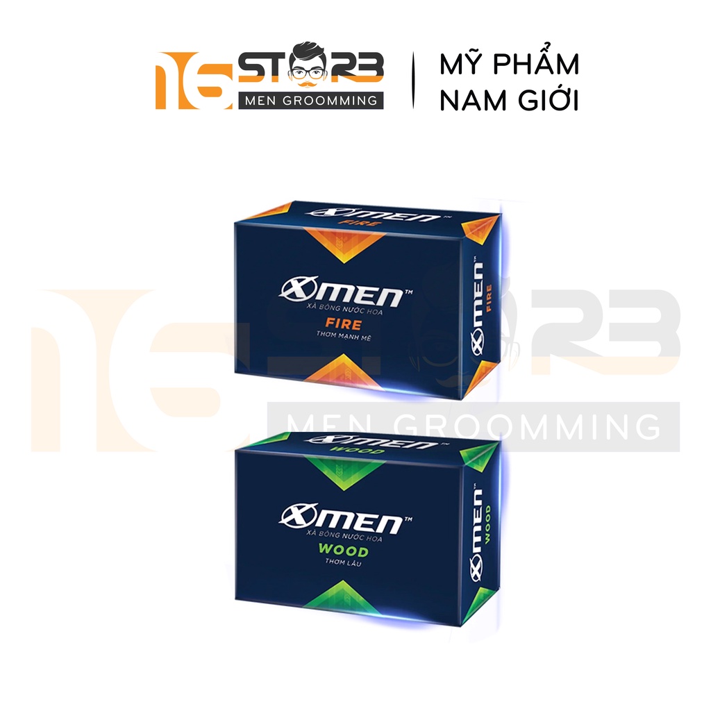 Combo 2 Xà Bông Cục Xmen Wood/Fire 90g