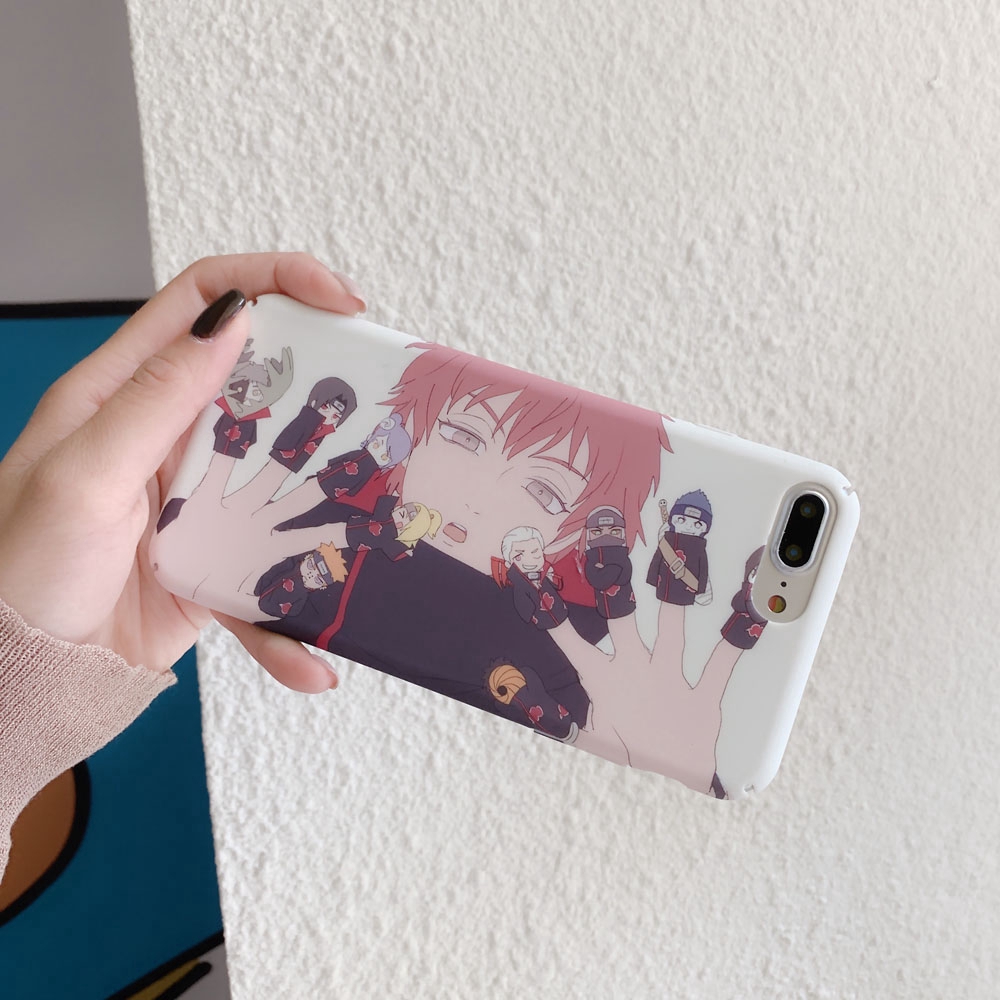 Ốp điện thoại nhựa cứng in họa tiết anime cho iPhone 6 6S 7 8 Plus XS Max XR 11 Pro 12 Pro Max Mini