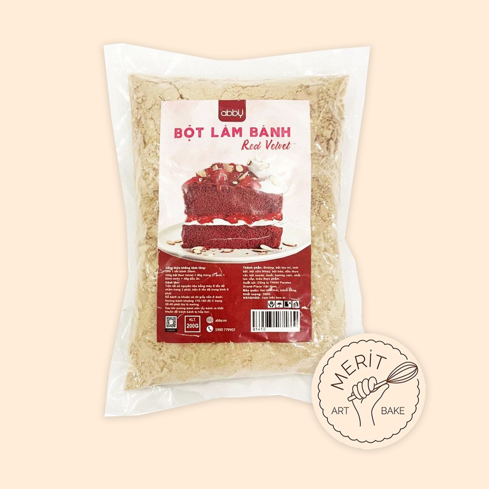 Bột làm bánh Red velvet 200g