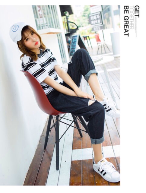 Quần baggy jean lưng cao | BigBuy360 - bigbuy360.vn