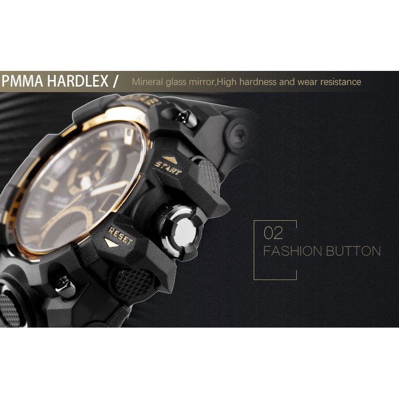 Đồng Hồ Điện Tử Thể Thao Nam Chính Hãng SMAEL 1545C Phiên Bản Sport Chống Nước Cực Tốt | BigBuy360 - bigbuy360.vn