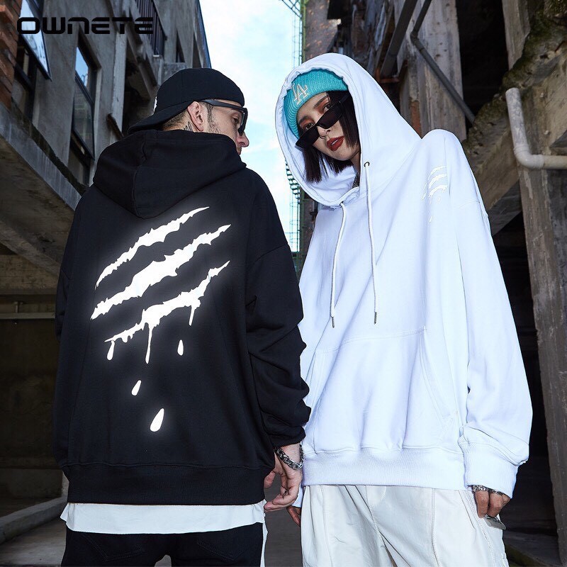 Áo Hoodie dày dặn nam nữ đẹp,áo Hoodie trắng đen mùa đông đẹp