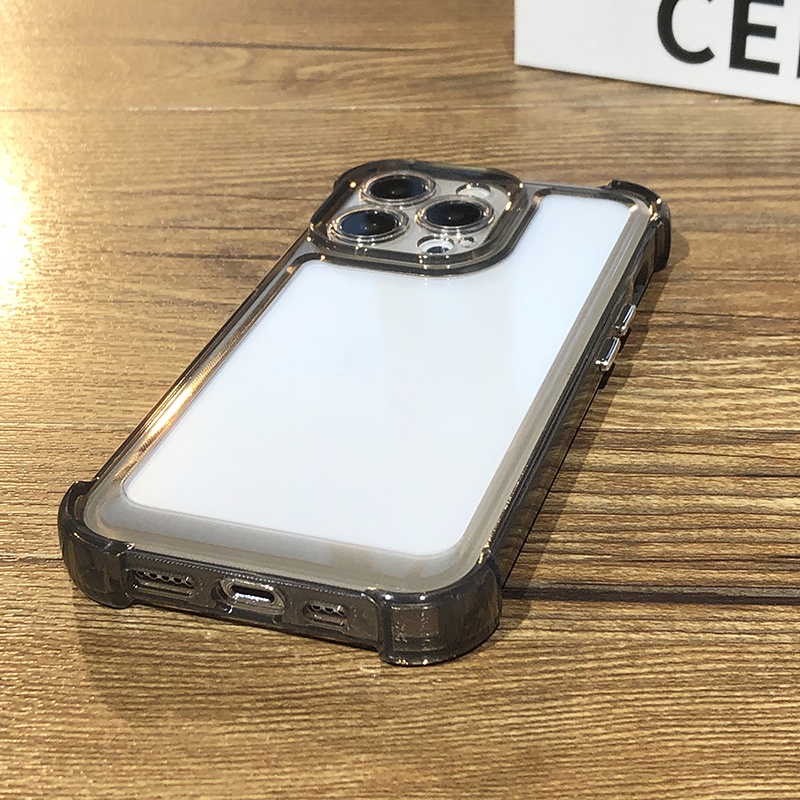Ốp Điện Thoại Cứng Trong Suốt Có Túi Khí Chống Rơi Cho iPhone 11 12 13 Pro Max ip12 X XR Xs Max 7 8 Plus se 2020 2022