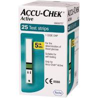 Que thử đường huyết Accu Chek Active (hộp 25 test)
