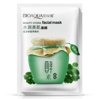 Combo 10 miếng mặt nạ rau má BIOAQUA (nấm rơm shop)