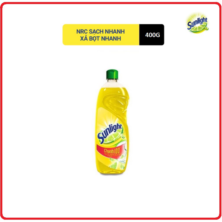 Nước rửa chén Sunlight chai 400g