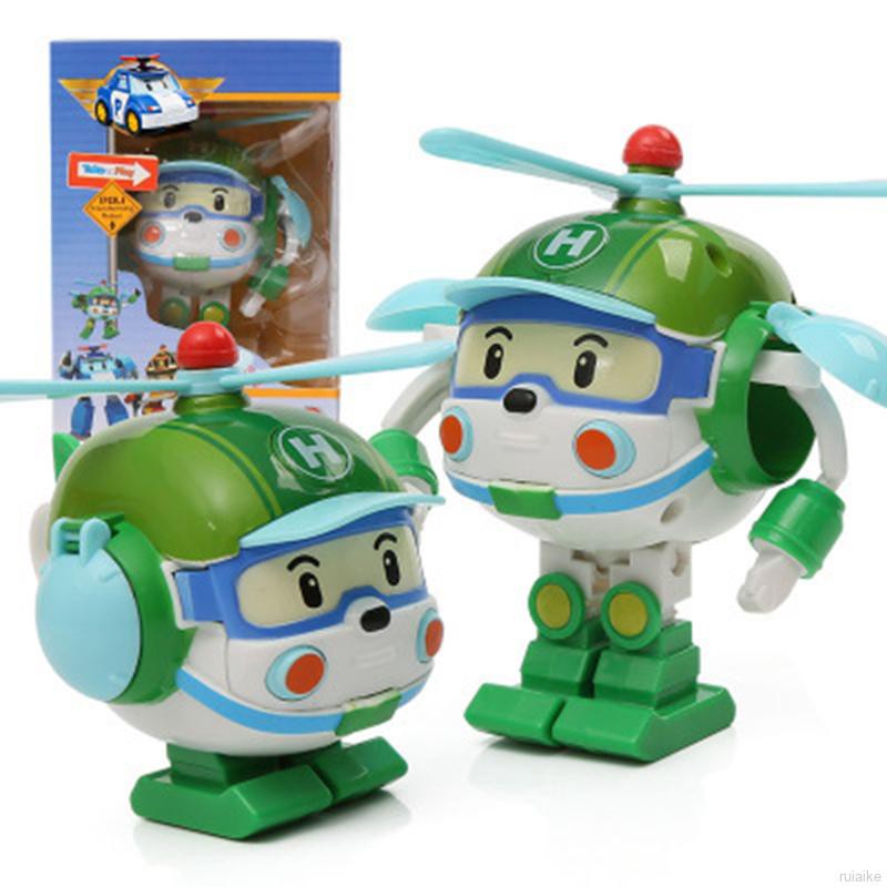 🍭 ruiaike 🍭 Transform Robot Car Toys Building Blocks Model Collection Deformation Doll Cartoon Kids Gifts