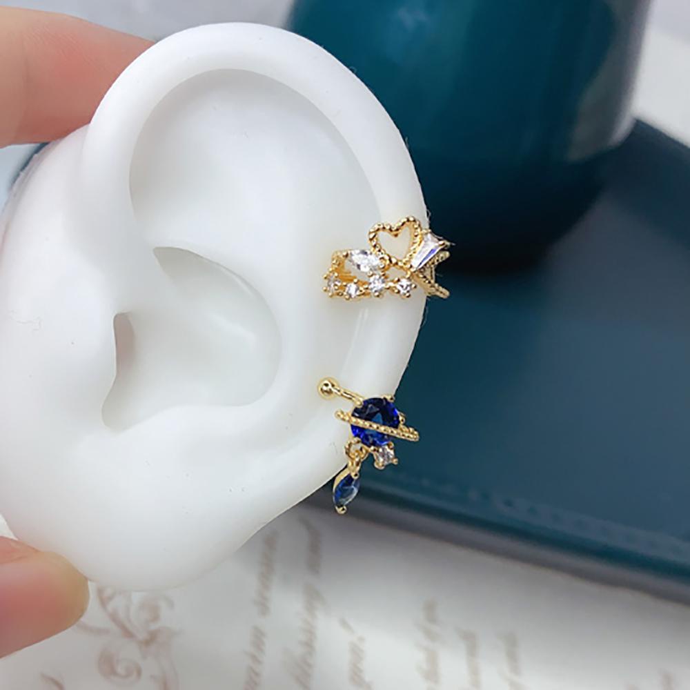 Khuyên Kẹp Sụn Tai Họa Tiết Hoa Thời Trang Cá Tính Cho Nam Và Nữ