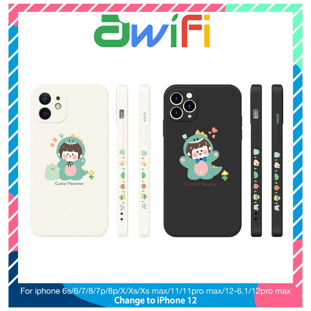 Ốp lưng iphone vuông cạnh hình girl cutie 6plus/6s/6splus/7/7plus/8/8plus/x/xr/xs/11/12/pro/max/plus/promax-Awifi Q4-7