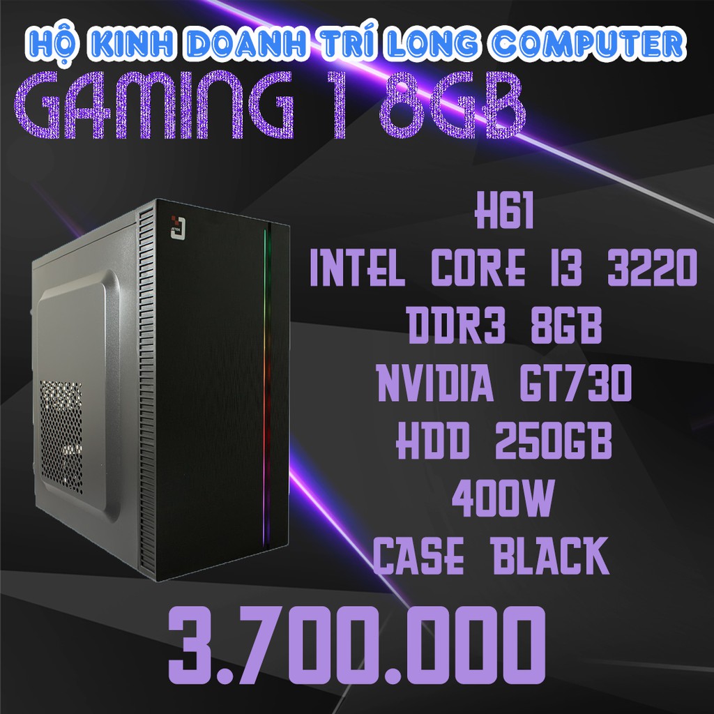 Thùng máy PC Gaming giá rẻ (G1) | Ram 8GB / LED | BigBuy360 - bigbuy360.vn