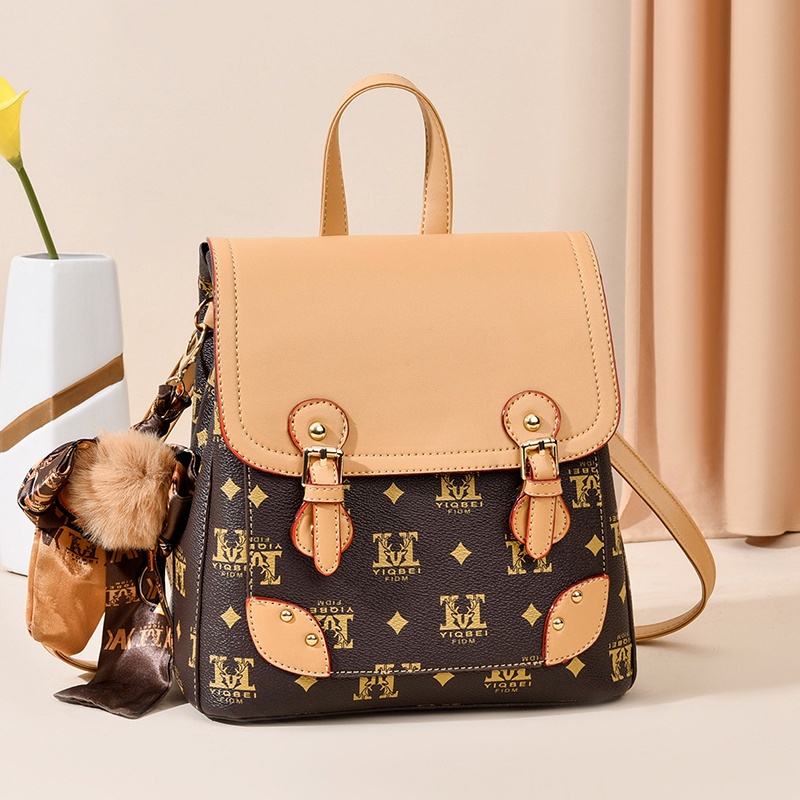 Ba Lô Thời Trang In Họa Tiết Phong Cách Hàn Quốc Dành Cho Nữ