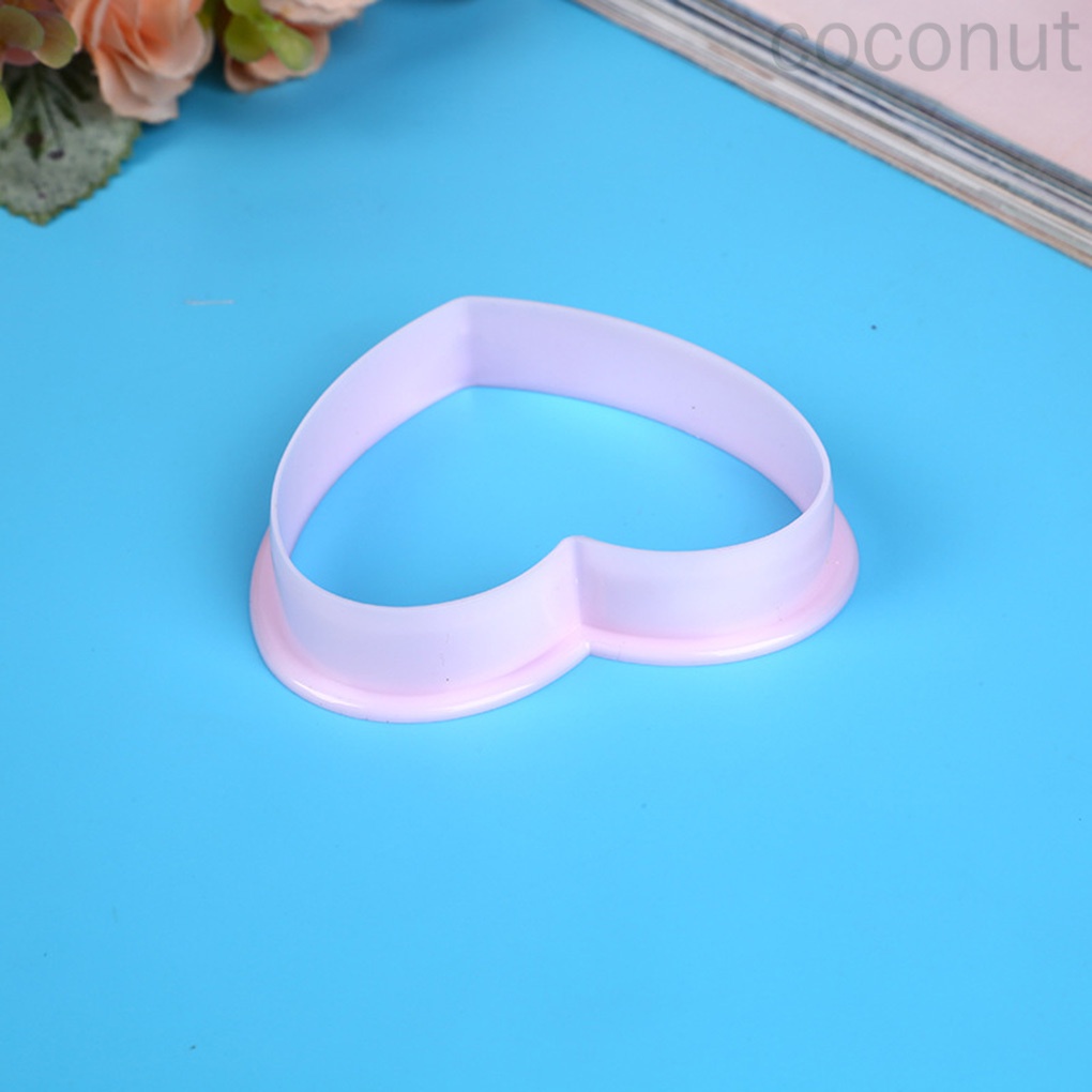 Set 4 Khuôn Nhựa Cắt Bánh Quy Hình Trái Tim